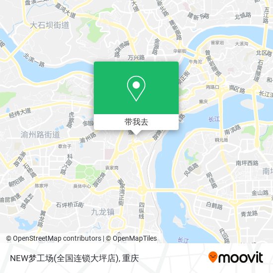 NEW梦工场(全国连锁大坪店)地图