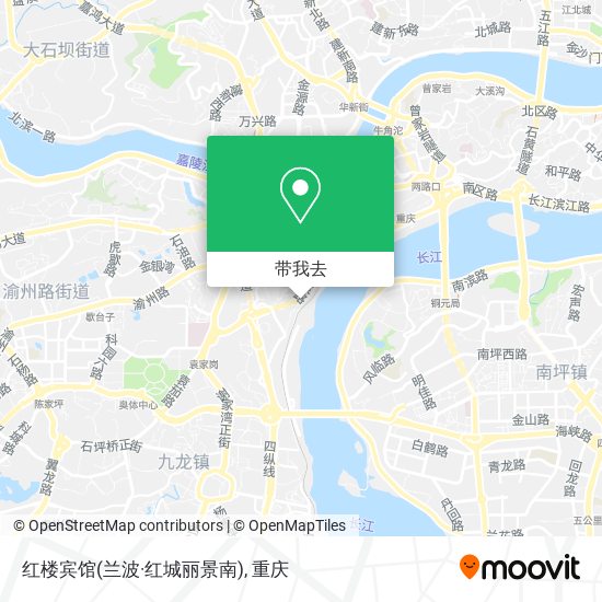 红楼宾馆(兰波·红城丽景南)地图
