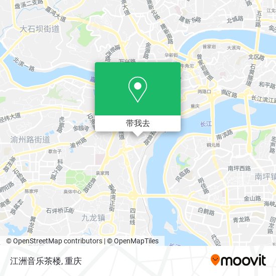 江洲音乐茶楼地图
