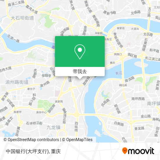 中国银行(大坪支行)地图