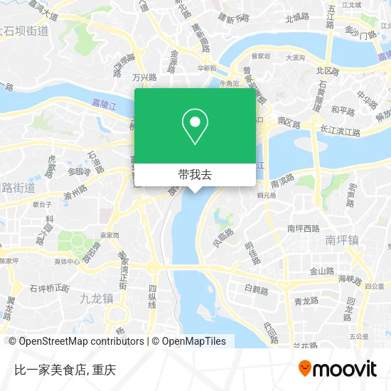 比一家美食店地图