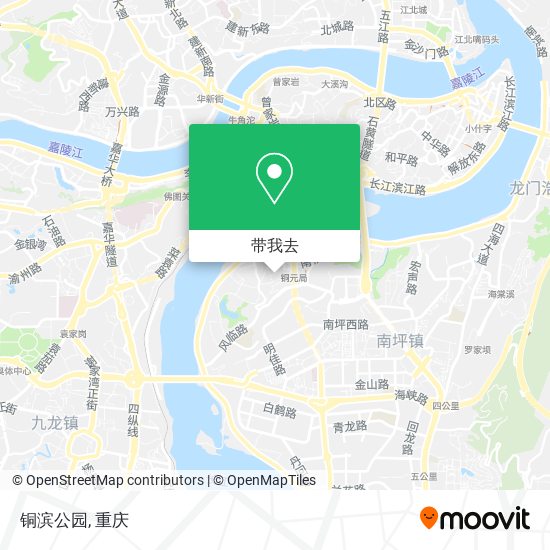 铜滨公园地图