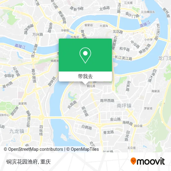 铜滨花园渔府地图