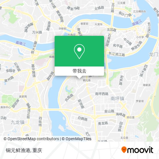 铜元鲜渔港地图