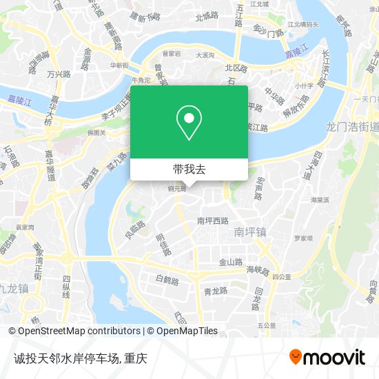 诚投天邻水岸停车场地图