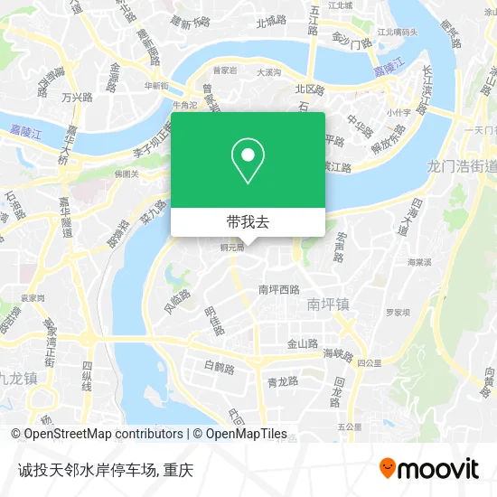 诚投天邻水岸停车场地图