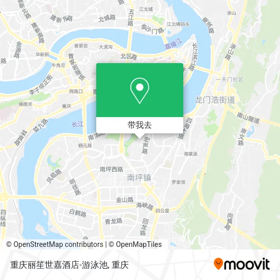 重庆丽笙世嘉酒店-游泳池地图