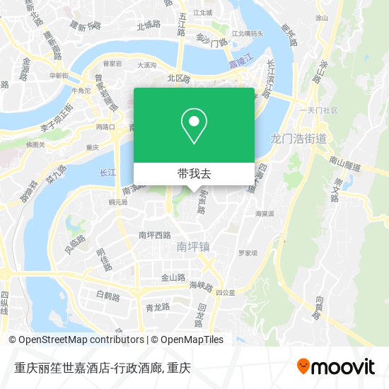重庆丽笙世嘉酒店-行政酒廊地图