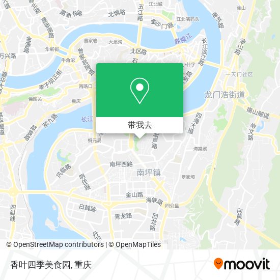 香叶四季美食园地图