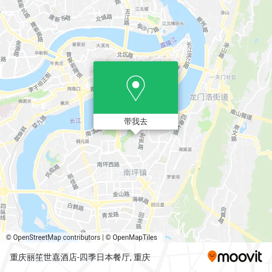 重庆丽笙世嘉酒店-四季日本餐厅地图