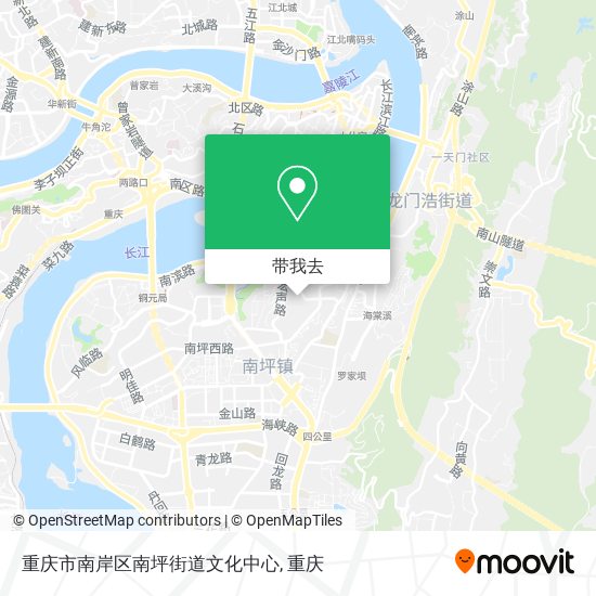 重庆市南岸区南坪街道文化中心地图