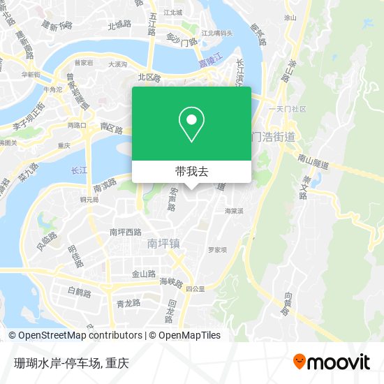 珊瑚水岸-停车场地图