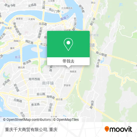 重庆千大商贸有限公司地图