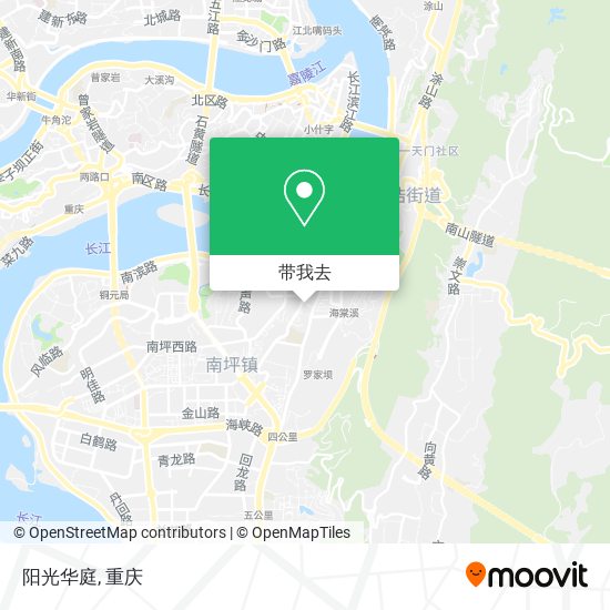 阳光华庭地图