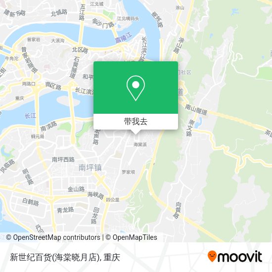 新世纪百货(海棠晓月店)地图