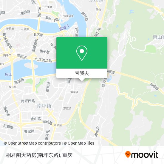桐君阁大药房(南坪东路)地图