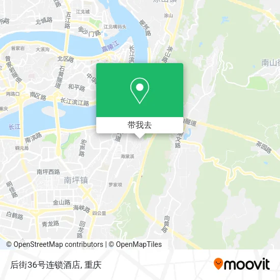 后街36号连锁酒店地图