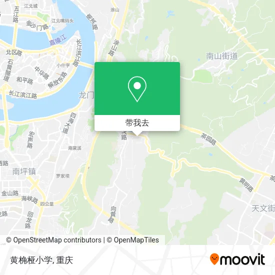 黄桷桠小学地图