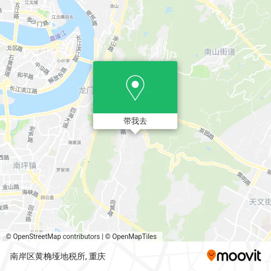 南岸区黄桷垭地税所地图