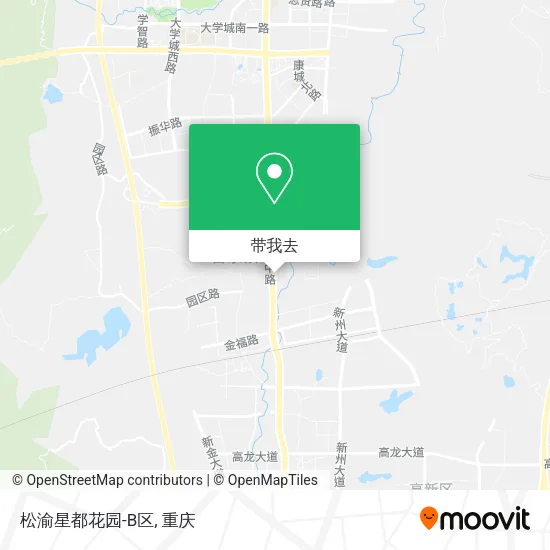 松渝星都花园-B区地图