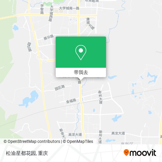 松渝星都花园地图
