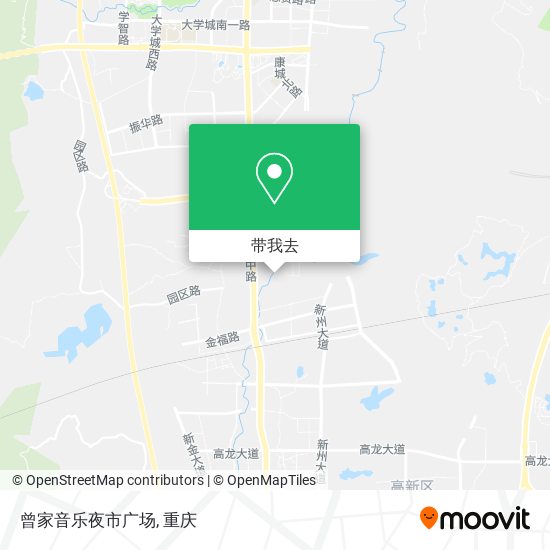 曾家音乐夜市广场地图