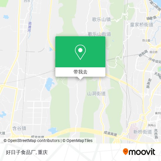 好日子食品厂地图