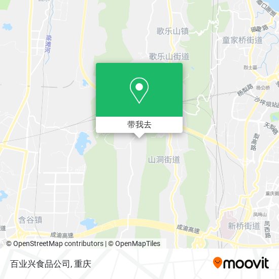 百业兴食品公司地图