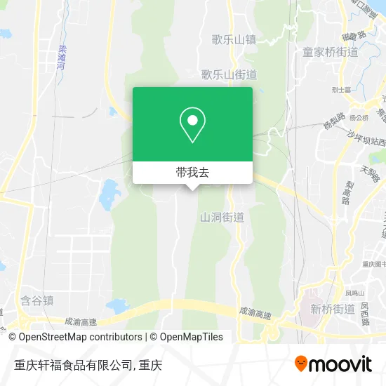 重庆轩福食品有限公司地图