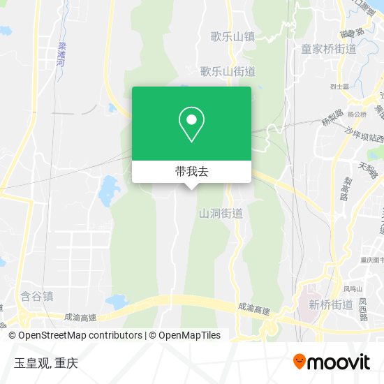 玉皇观地图