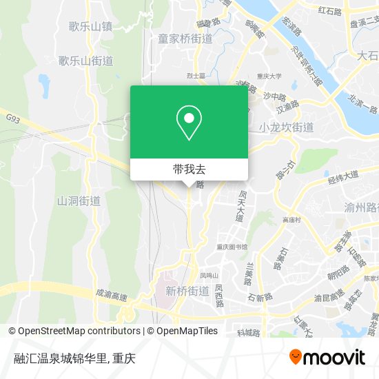融汇温泉城锦华里地图