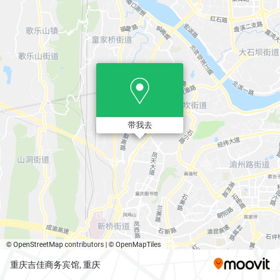 重庆吉佳商务宾馆地图