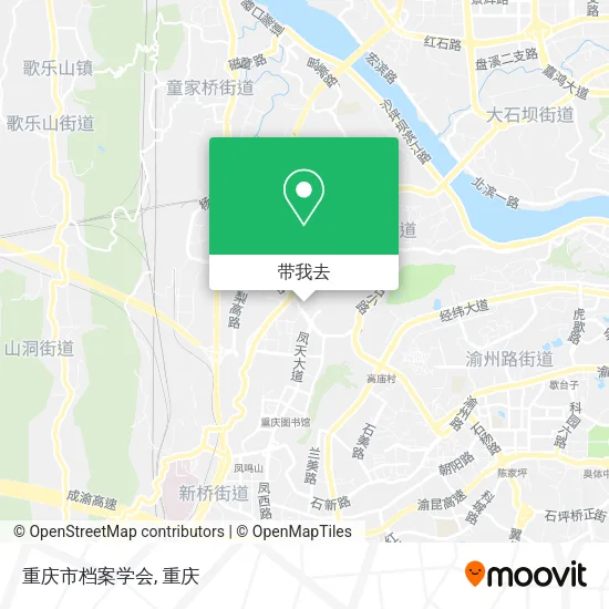 重庆市档案学会地图