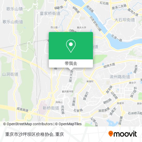 重庆市沙坪坝区价格协会地图