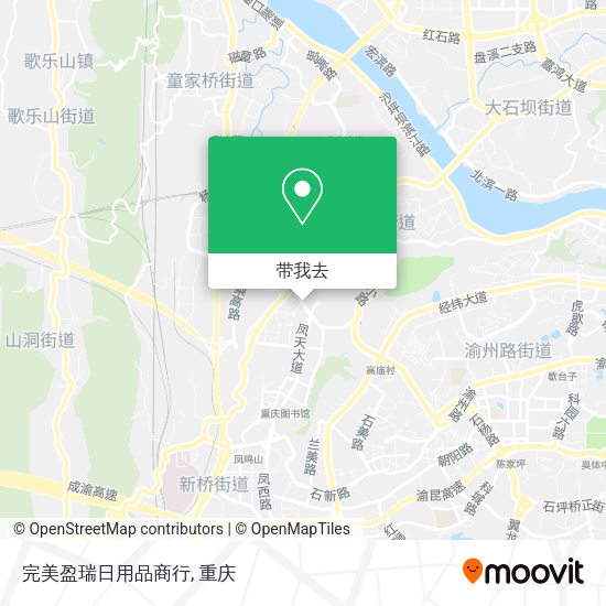 完美盈瑞日用品商行地图