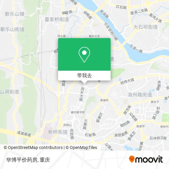 华博平价药房地图