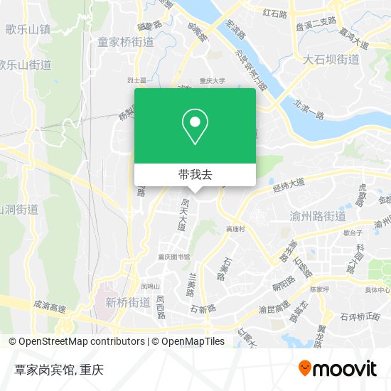 覃家岗宾馆地图