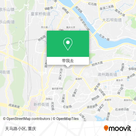 天马路小区地图