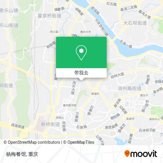 杨梅餐馆地图