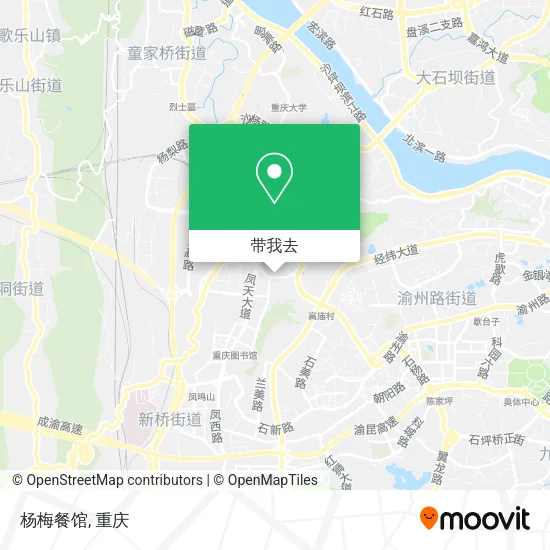 杨梅餐馆地图