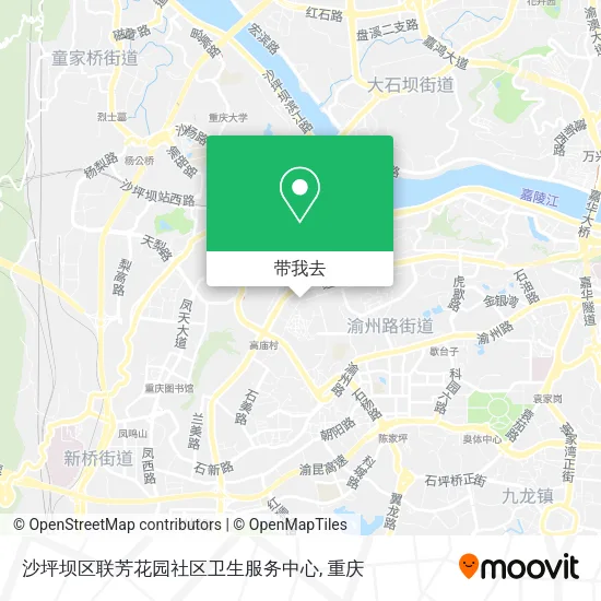 沙坪坝区联芳花园社区卫生服务中心地图
