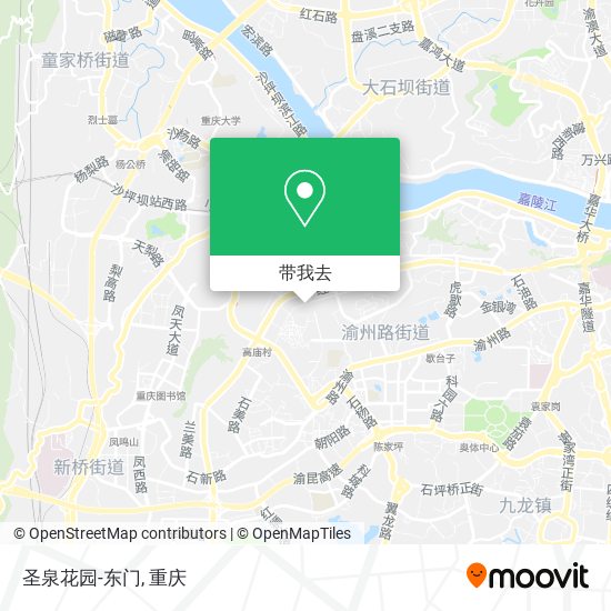 圣泉花园-东门地图
