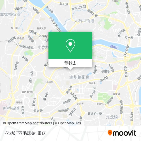 亿动汇羽毛球馆地图