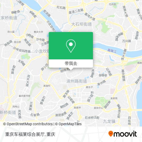 重庆车福莱综合展厅地图