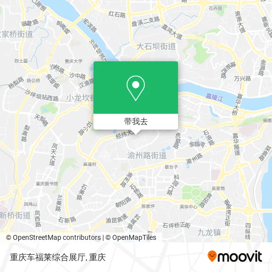 重庆车福莱综合展厅地图