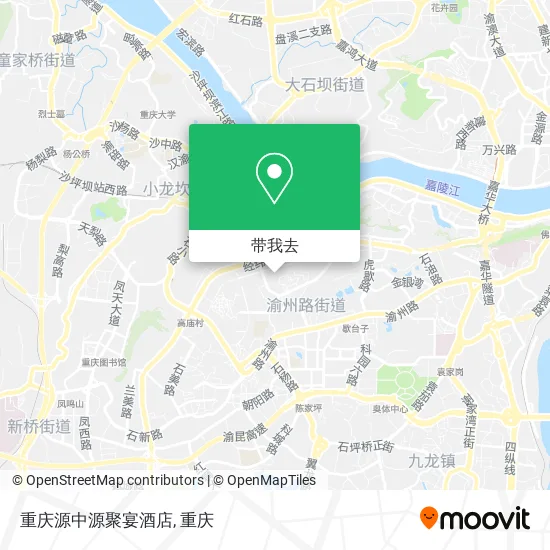 重庆源中源聚宴酒店地图
