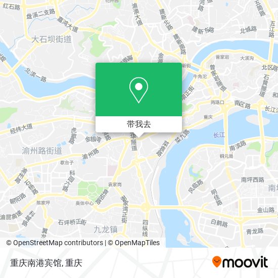 重庆南港宾馆地图