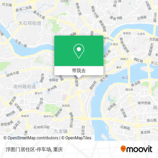 浮图门居住区-停车场地图