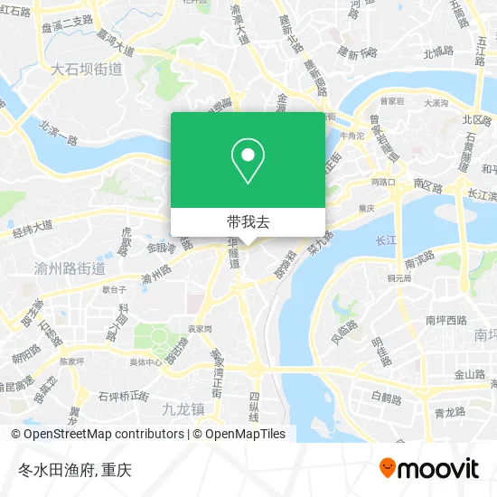 冬水田渔府地图