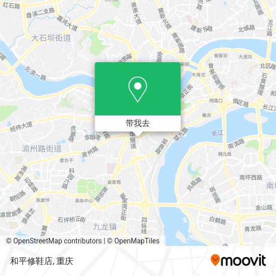 和平修鞋店地图